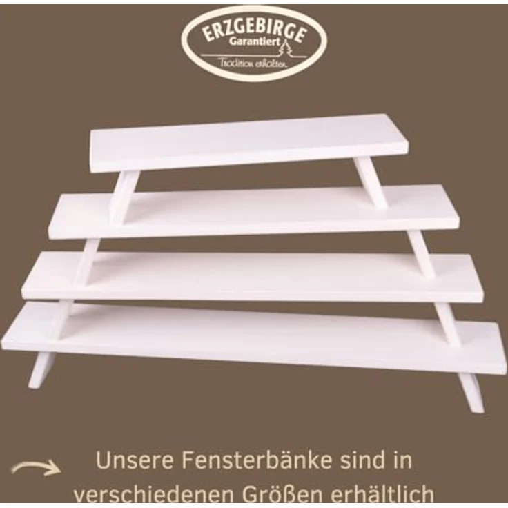 Weigla Fensterbank 45cm. schmal. weiß – Bild 6