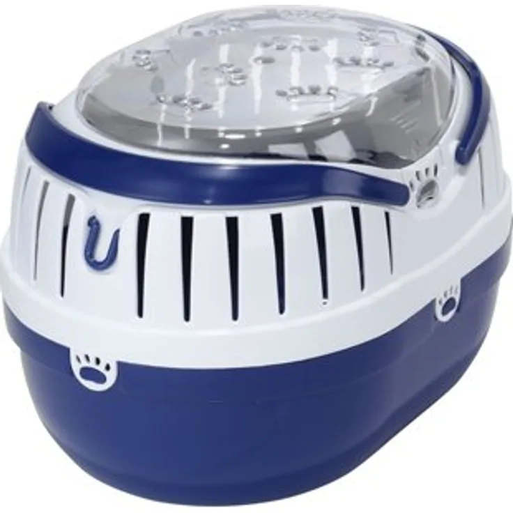Europet Bernina 661-139134 Transportbox Paw, 35 x 25 x 25 cm, blau