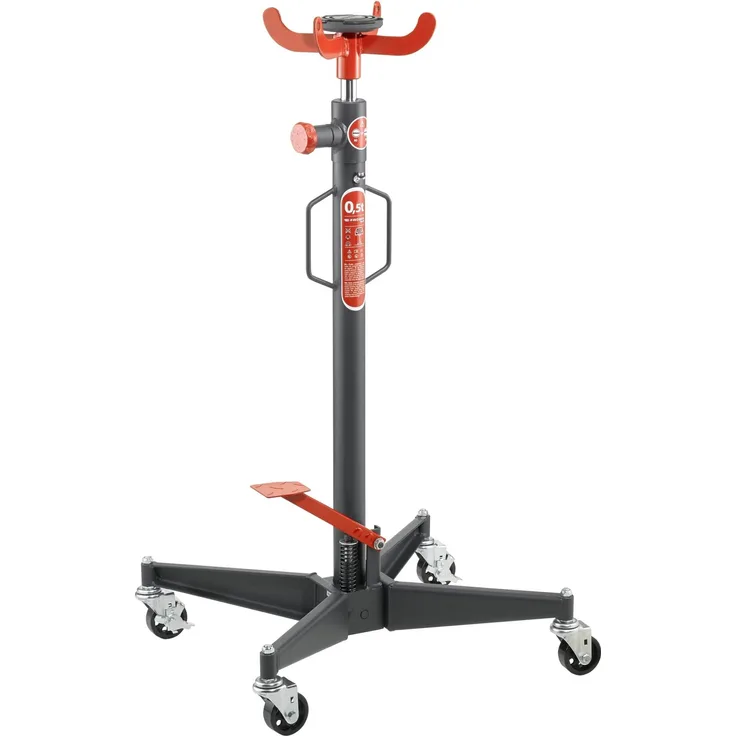 Facom 500kg Getriebeheber mit Nylonrädern und Gummiauflage, blau