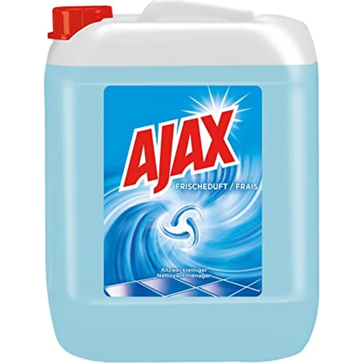 Ajax Allzweckreiniger Frischeduft 10L - Haushaltsreiniger für Sauberkeit & Frische, ideal für Büro, Betrieb, Praxis oder zu Hause, im praktischen Kanister