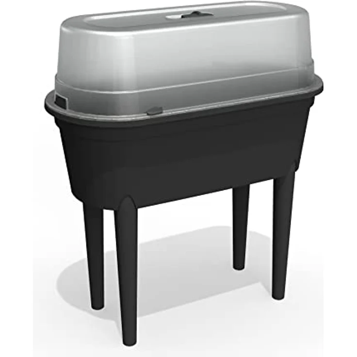 XXL XL Hochbeet mit Deckel Gewächshaus Frühbeet Kräuterbeet Treibhaus Pflanzkasten Pflanzenbeet Pflanzenkübel Gemüse Blumenkasten Garten Gemüsebeet Blumentopf Tomatenhaus (2X 79cm (Set)) – Bild 3