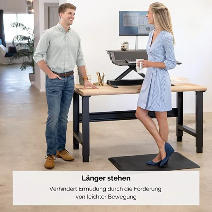 Fellowes Bodenschutzmatte Anti-Ermüdungsmatte Everyday, 91.5 x 61 cm, fördert Bewegung und reduziert Ermüdung – Bild 3