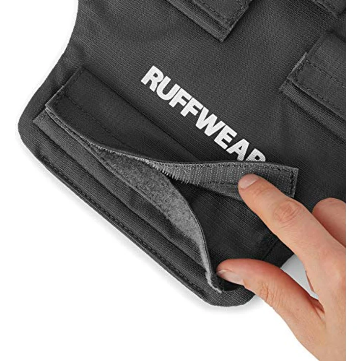 Ruffwear Brust- und Bauch-Schutz für Hunde, Kompatibel mit bestimmten Ruffwear Geschirren und Hunderucksäcken, Größe: XS, Grau, Brush Guard – Bild 2