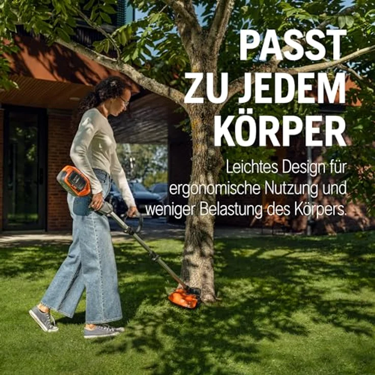 Husqvarna 215iL Akku-Rasentrimmer + 215iHD45 Heckenscheren-Set, leise Bedienung, ergonomisches Design, bürstenloser Motor, inklusive Akku BLi10 und Ladegerät C80 – Bild 5