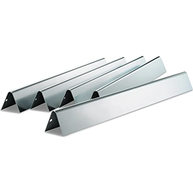 Weber Flavorizer Bars, Edelstahl, 5er-Set für Genesis 300 Serie bis 2011, hitzebeständig & rostfrei – Bild 1