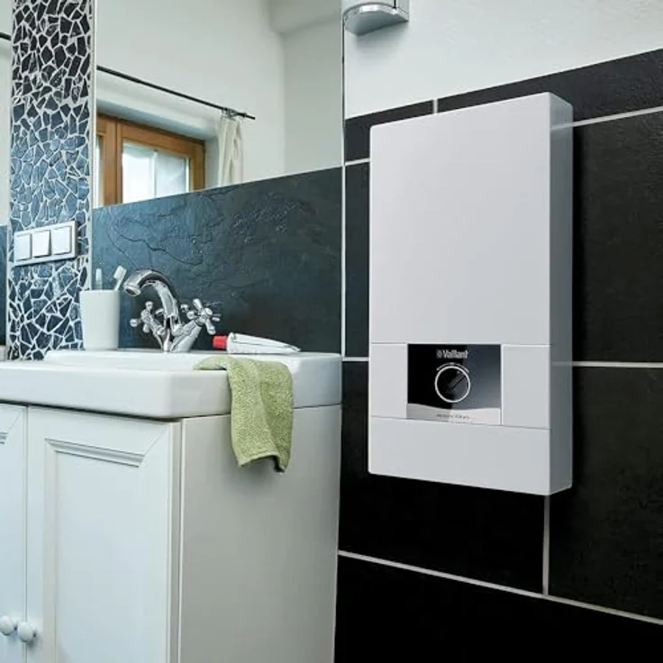 Vaillant elektronischer Durchlauferhitzer VED pro 18/8, 18 kW, 400 V, druckfest, Wasserleistung 8 l/min, drei Fixtemperaturen (35°C/45°C/55°C) – Bild 3
