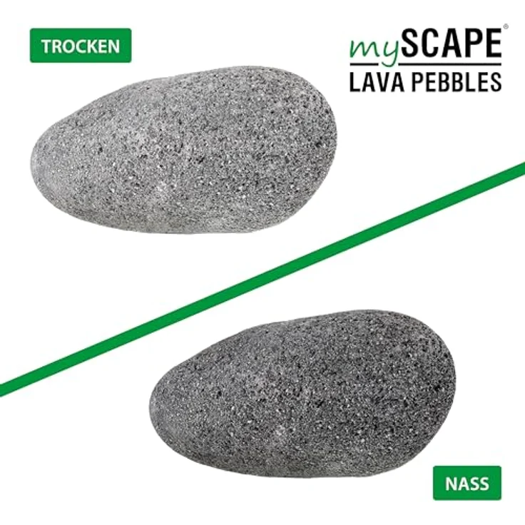 ARKA mySCAPE-Lava Pebbles - 20kg / 50-70 mm - Natürliches Gestein für eindrucksvolle Aquascapes in Süßwasseraquarien – Bild 5