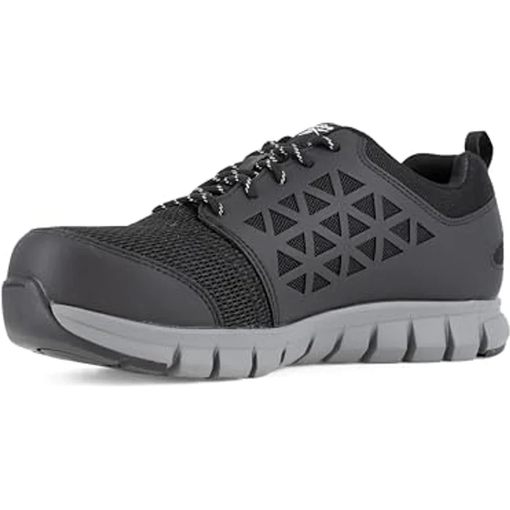 Reebok Excel Light S1P Sicherheitsschuhe (Größe 41) mit Aluminium-Zehenschutzkappe, atmungsaktivem Obermaterial und flexiblem EVA-Sohle – Bild 6