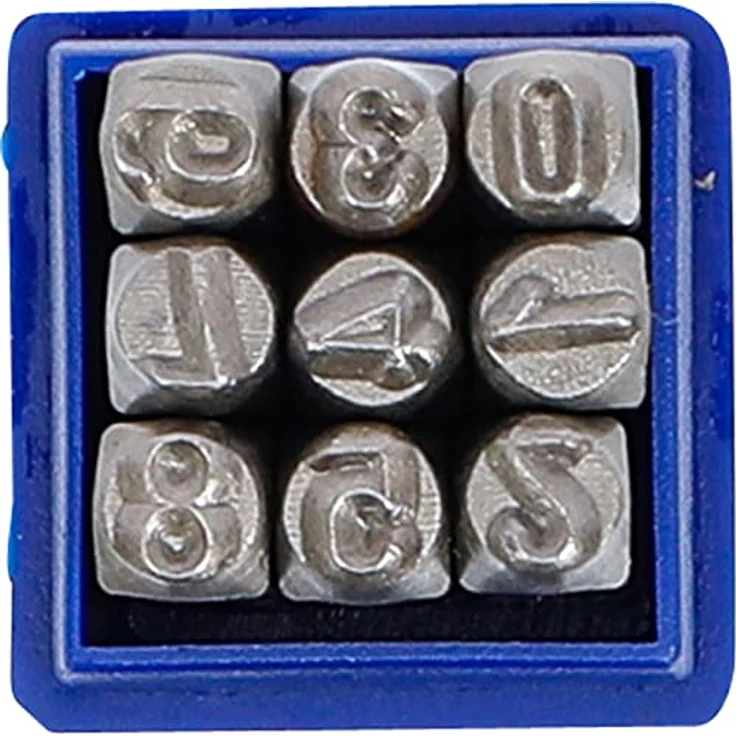 BGS 3035 | Einschlagzahlen | 5 mm | DIN 1451 | Schlag-Zahlen / Schlagstempel - Preisvergleich – Bild 2