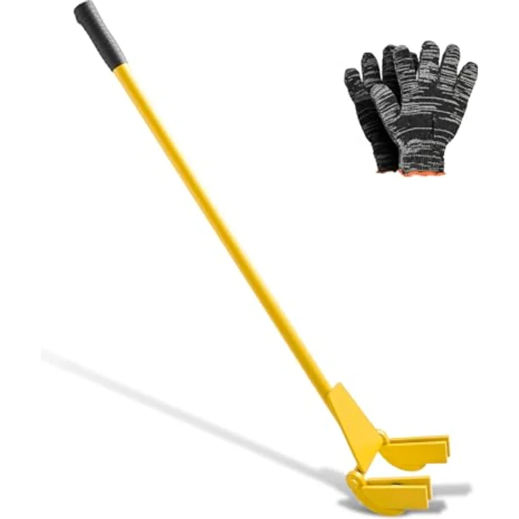 VEVOR Brecheisen 113 cm, Brechstange mit 907 kg Belastbarkeit, Hebelstange für Terrassendielen und Trockenbauwände – Bild 1