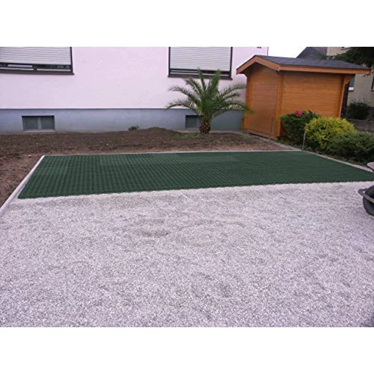 Gutta Rasengitter Rasengitterplatten Rasenwaben Bodenwaben Paddockplatten Gehwegplatten 50x50x4 cm - grün - 20 Stück, recycletes Polyethylen, Druckfestigkeit 115,00 t/m² – Bild 3