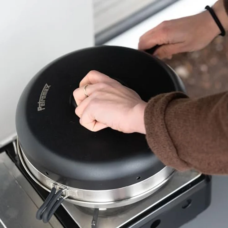 Petromax Feuerstelle Petromax Dimego Camping Backofen Mini-Backofen mit Ober-, Unter- und Seitenhitze, Edelstahl – Bild 12