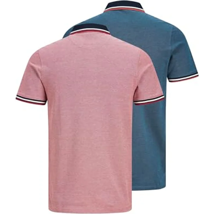 Jack & Jones Poloshirt JJEPAULOS aus 100% Baumwolle, Slim-Fit, 1/4-Arm, uni – Bild 5