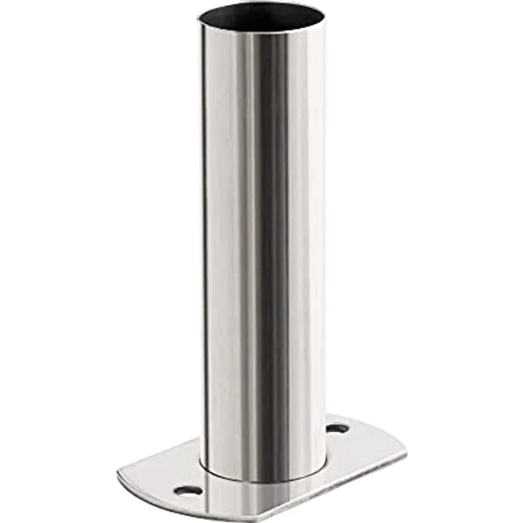 Zelsius Edelstahl Poolleiter Halterung | Ø 40 mm | Montageset für Pool Leiter mit Flanschrohr | Hülse für Schwimmbadleiter | Flansch Leiterhalterung stabil, Poolzubehör – Bild 3
