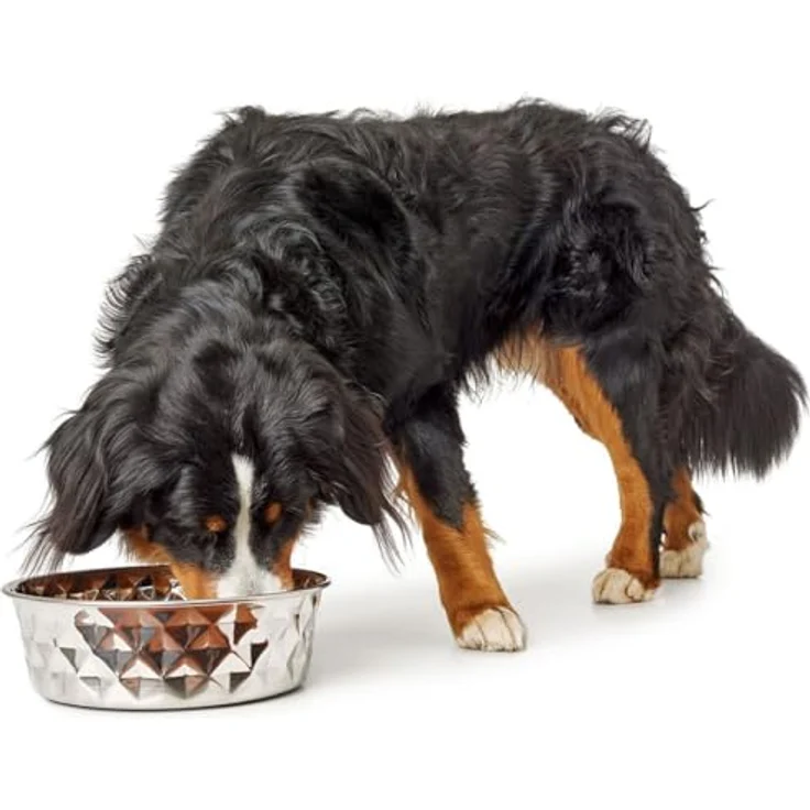 HUNTER Futterstation für Hunde, Silikon, Edelstahl, 550 ml, mehrfarbig – Bild 5