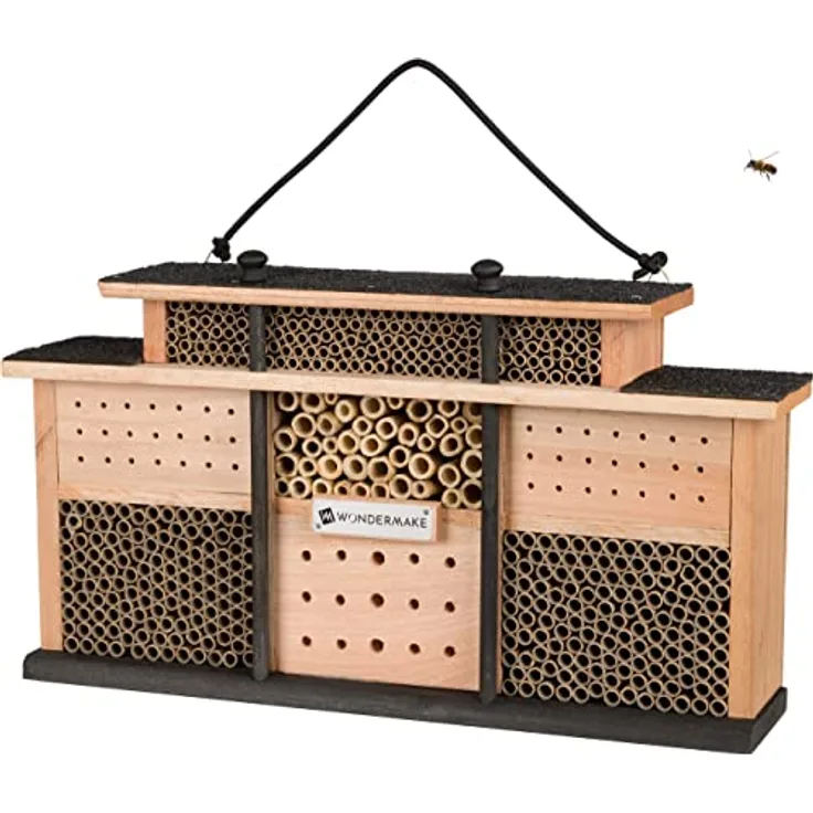 für Dich NEU: WONDERMAKE® Insektenhotel aus Eukalyptus-Holz könnte Dein Bienenhotel Sein.