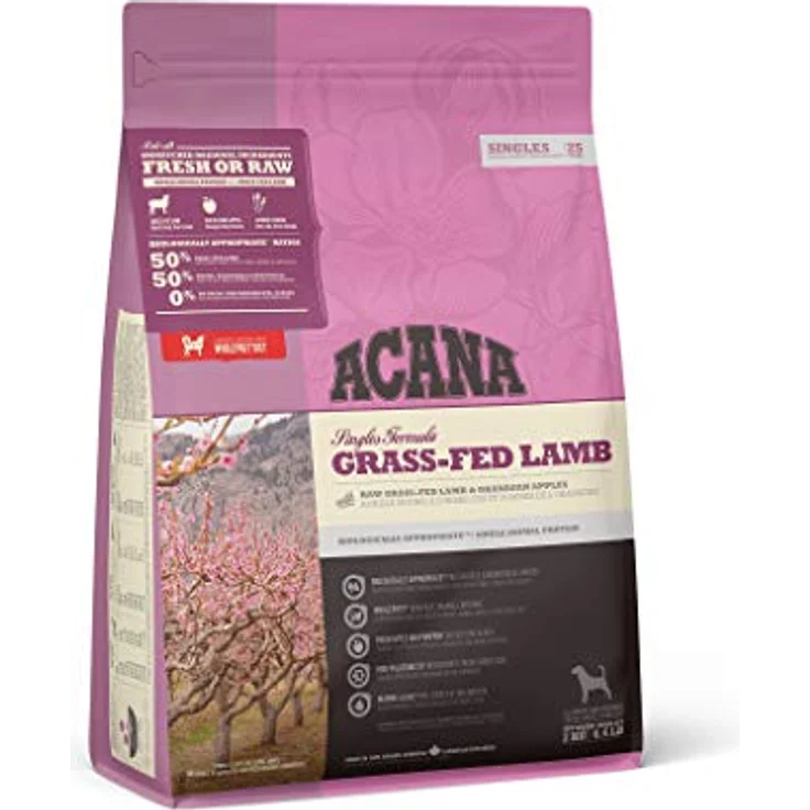 Acana Singles Grass-fed Lamb & Okanagan Apple Dog - 2 kg – Bild 2