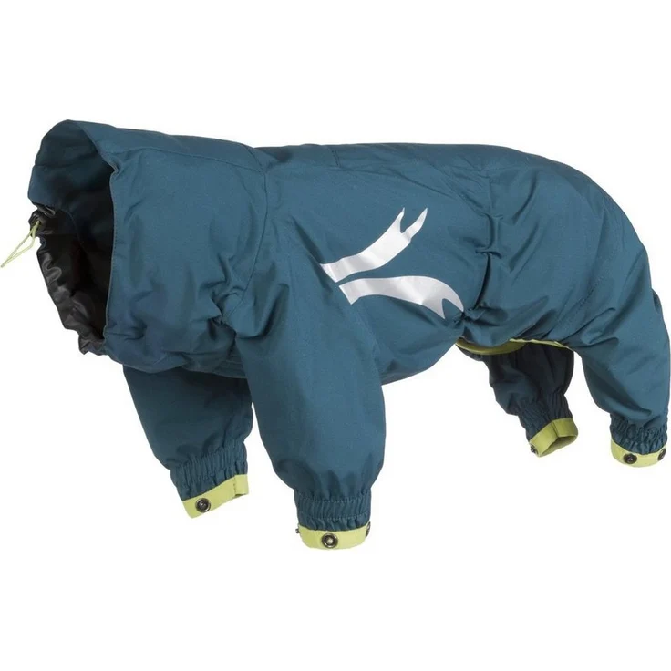 HURTTA Hundeoverall Slush Combat Overall petrol, Wasserdicht, Bequemes Design, 3M-Reflektoren – Bild 1