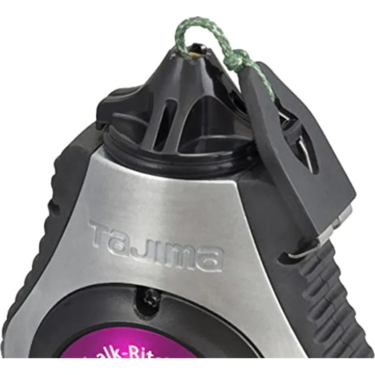 Tajima Schlagschnurgerät CHALK-RITE Dura II, 1,8 mm x 30 m, extra robust mit FASTWIND Getriebekurbel und rutschfestem Griff – Bild 3