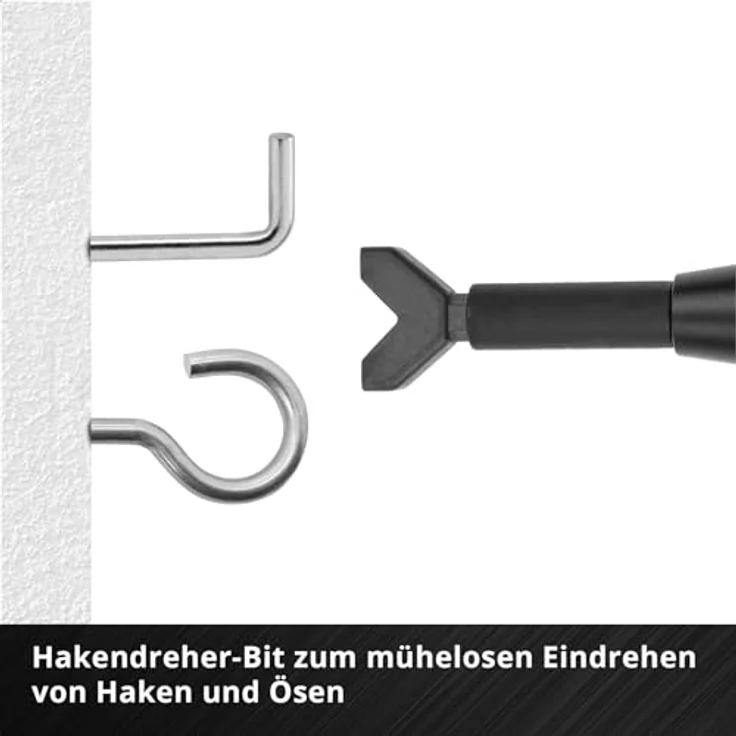 Einhell Präzisionsbit-Set 114-teilig, inklusive 28-mm- und 25-mm-Bits, mit Aluminium-Bithaltern und Adapter, Magnetverschluss-Box – Bild 7