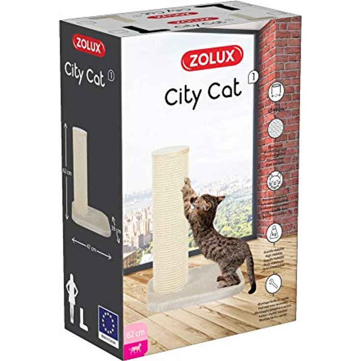 Zolux Kratzbaum City Cat 1, Beige – Bild 3
