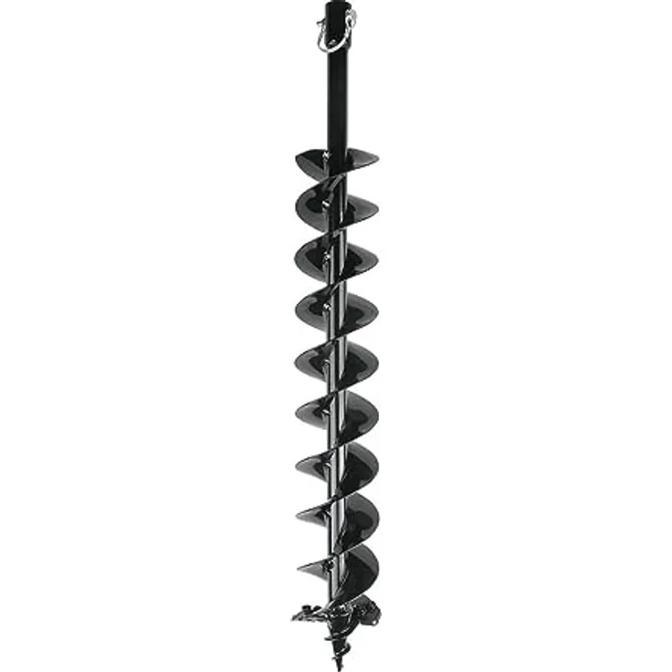 Makita E-07294 Erdbohrer mit Stift, 100x800 mm, ideal für Erde und Sand, leichtes Handling mit zwei wechselbaren Messern