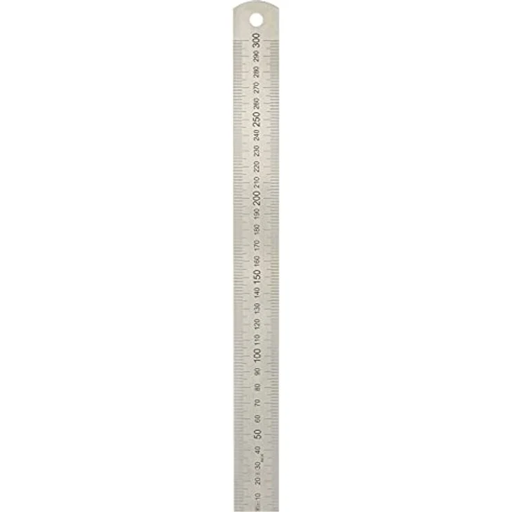 HELIOS-PREISSER Stahlmaßstab biegsam EG-Prüfzeichen Genauigkeit II, 300 x 30 x 1,0 mm, 0460207 - Preisvergleich – Bild 2