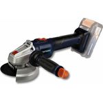 KRAFTRONIC Akku-Winkelschleifer KT-WS 18 Li BL Solo, max. 8500 U/min, bürstenlos, Werkzeuglos, Wiederanlaufschutz, PXC