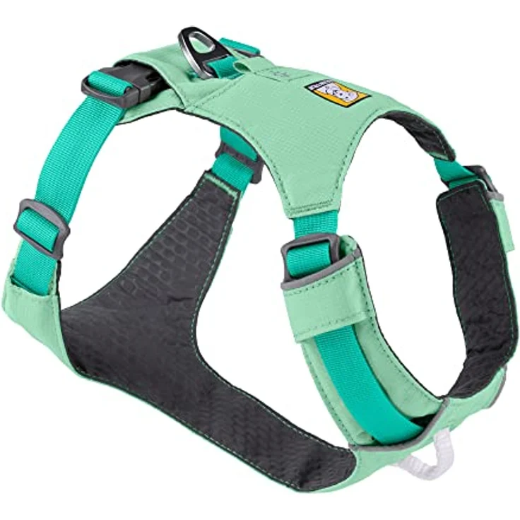 RUFFWEAR Hi & Light Dog Harness, No Pull Harness for Dogs Small, Medium Large & XL. Fully Adjustable Lightweight Harnesses with Aluminium Lead Attachment Portal & ID Bag, Sage Green (XS, 43-56cm) – Bild 1