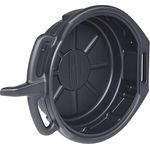 KS Tools 150.9360 Ölauffangwanne, 17 Liter mit Ausgusshahn und drei Tragegriffen, Ø 445 mm, Einheitsgröße