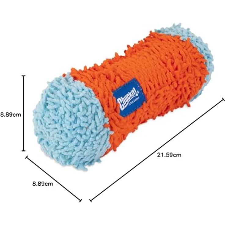 Chuckit Tierkuscheltier Hundespielzeug Indoor Tumble Bumper, weiche Bounceflex Core Technology, Maße: 7 x 20 cm – Bild 6