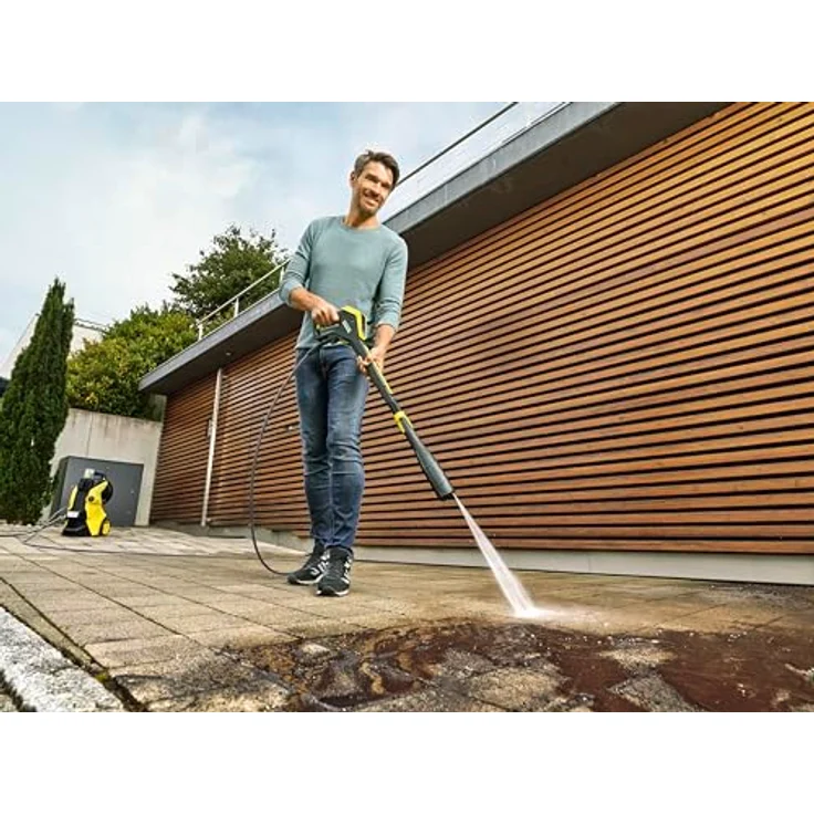 Kärcher Hochdruckreiniger K 5 Premium Smart Control Flex, Bluetooth-Verbindung und Boost Mode, gelb – Bild 4