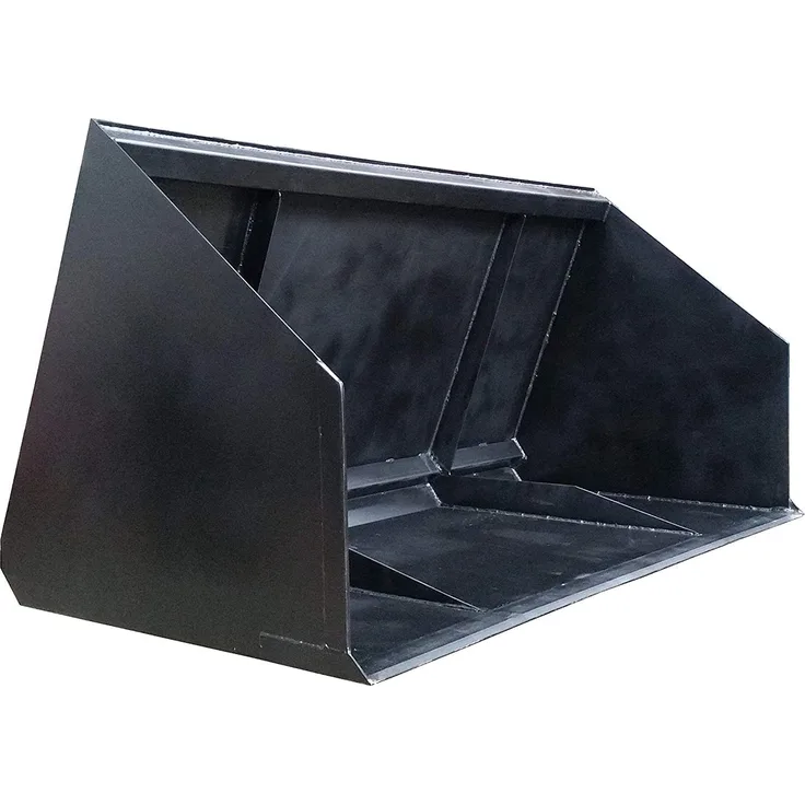 SRM Design Schaufel Leichtgutschaufel Frontladerschaufel Schüttgut Euroaufnahme 180cm, stabile Ausführung mit verstärkten Backen, schwarz