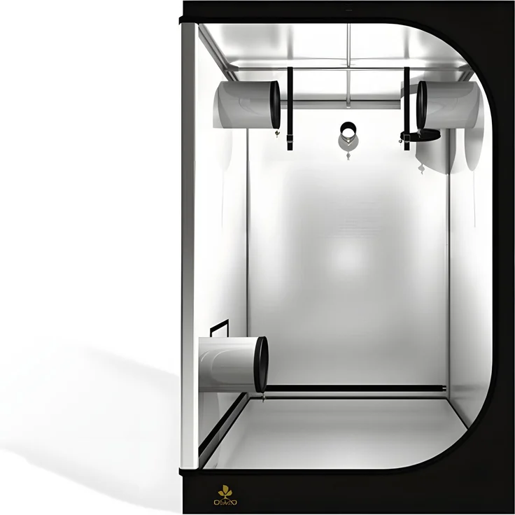 Secret Jardin Dark Street DS120, Anbauzelt 120x120x200cm mit stabiler Konstruktion und reflektierender Mylar-Oberfläche