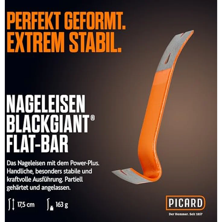 Picard Black Giant Brecheisen Nageleisen flach 175mm - Preisvergleich – Bild 2
