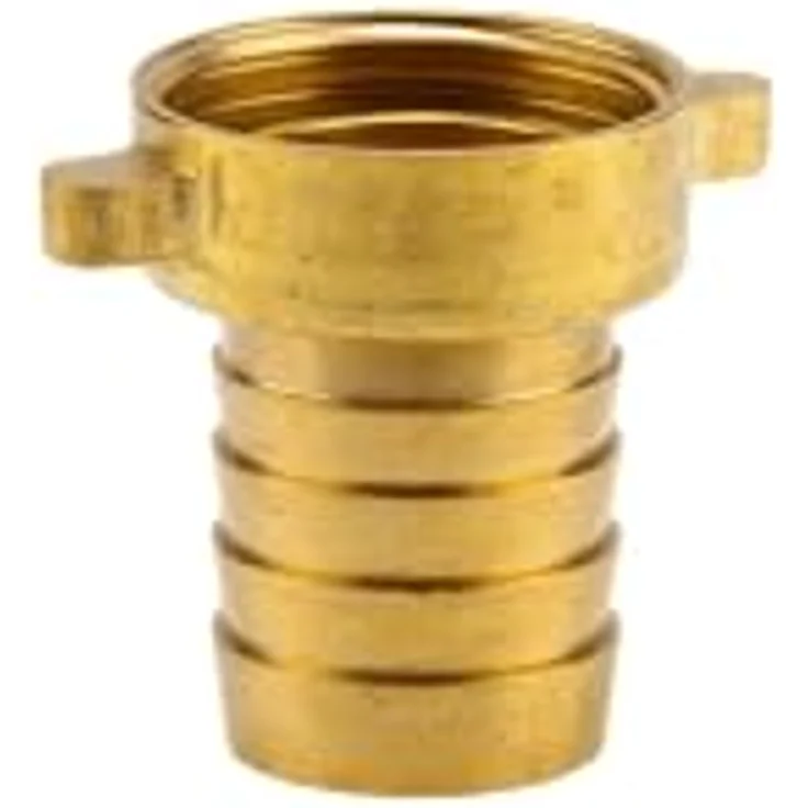 GARDENA Messing-Schlauchverschraubung 2-teilig: Verschraubung aus hochwertigem Messing, 33.3 mm (G 1 Zoll)-Gewinde, für 25 mm (1 Zoll)-Schläuche (7142-20) Bewässerungszubehör – Bild 2