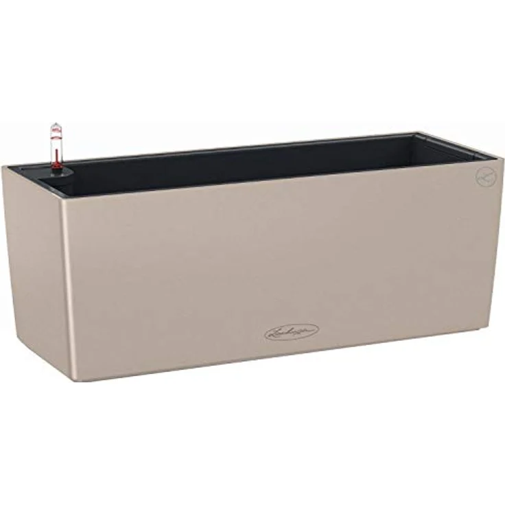 Lechuza 15696 Balconera Color 50 Selbstbewässernde Garten-Übertopf, für den Innen- und Außenbereich, 50,8 x 17,8 x 17,8 cm, sandbraun – Bild 1