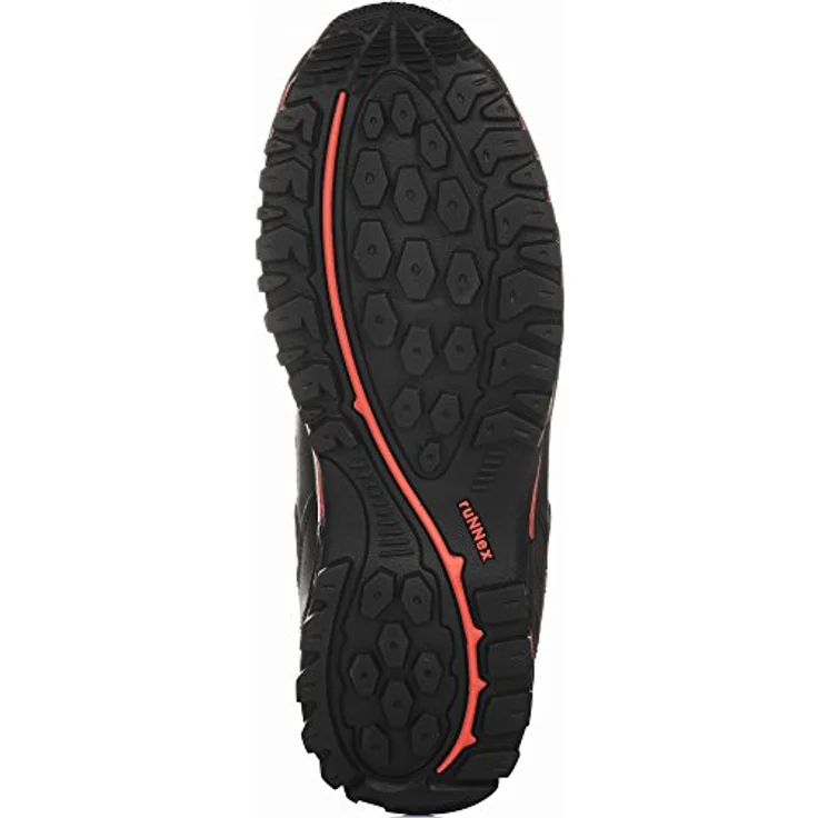 BIG Arbeitsschutz RUNNEX® S3-Sicherheitsschnürstiefel LightStar, Alu-Protection, SRC, schwarz/rot, hydrophobiertes Glattleder – Bild 5