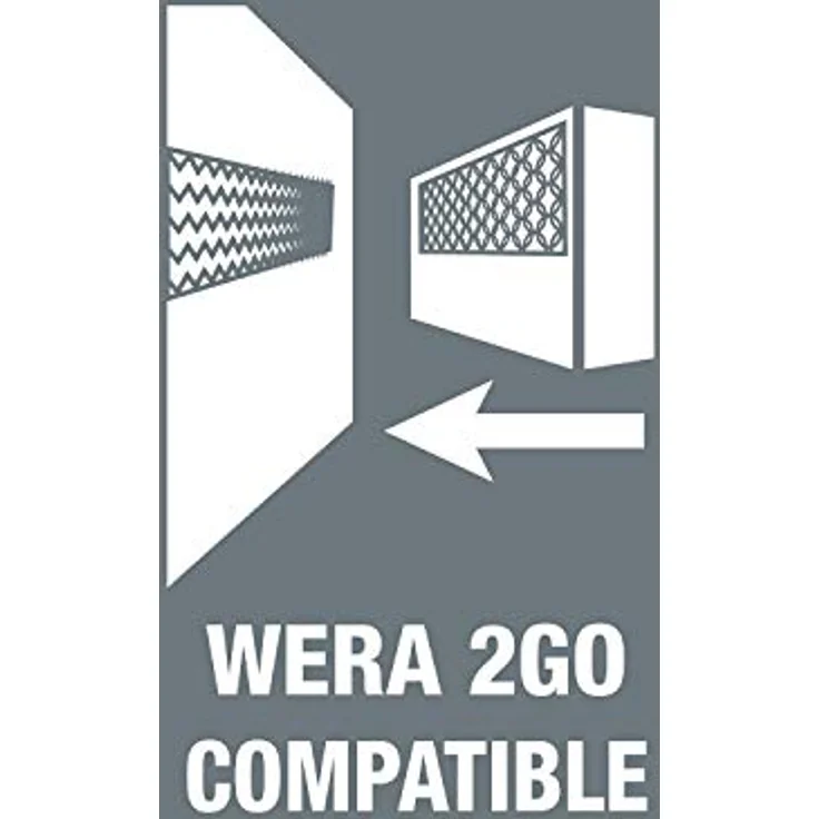 Wera Kraftform Kompakt 25, 7-teiliges Werkzeugset mit Bajonett- und Rapidaptor-Technologie, kompakt und ergonomisch – Bild 14
