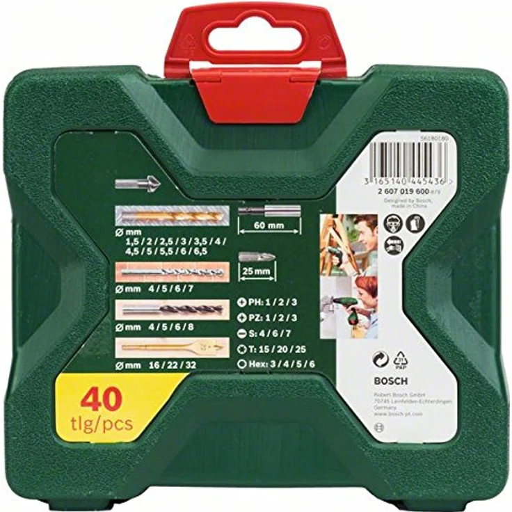 Bosch 40tlg. X-Line Titanium-Bohrer- und Schrauber-Set – Bild 3