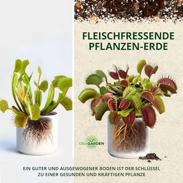 ORAGARDEN Fleischfressende Erde 48L, spezielle Pflanzenpflege für fleischfressende Pflanzen – Bild 3