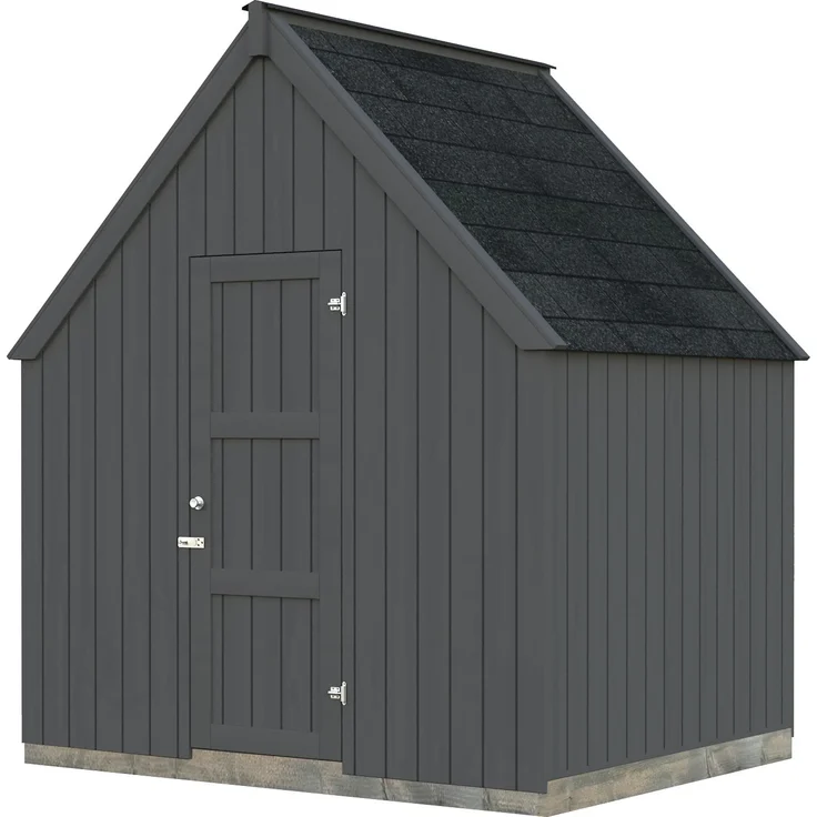 Palmako Gerätehaus Emilia 4,0 m², dunkelgrau lackiert, mit 18 mm Wandstärke und einfacher Montage