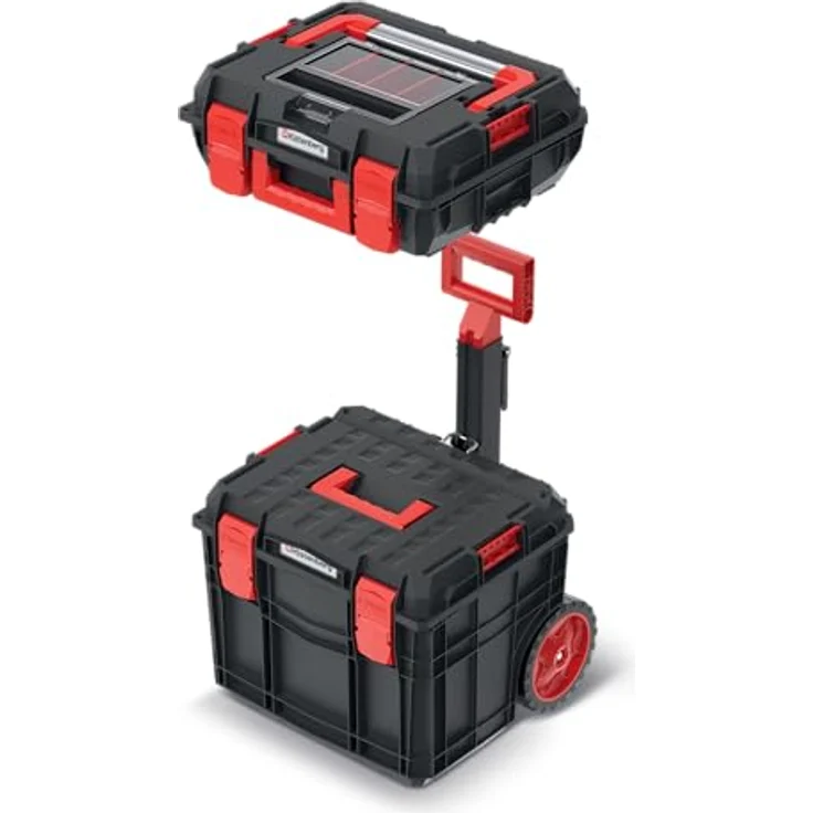 Prosperplast Kistenberg C Block Alu Log, Werkzeugkoffer mit durchdachter Organisation und robustem Aluminium-Gehäuse, 70 cm tief – Bild 3