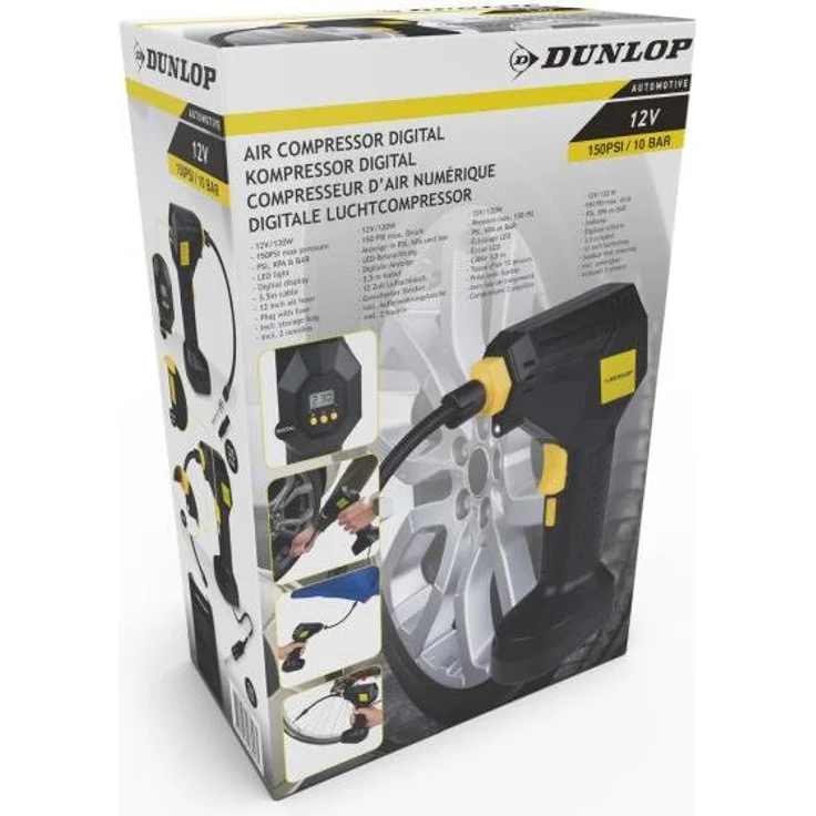 Dunlop, Kompressor, Air compressor digital 125PSI