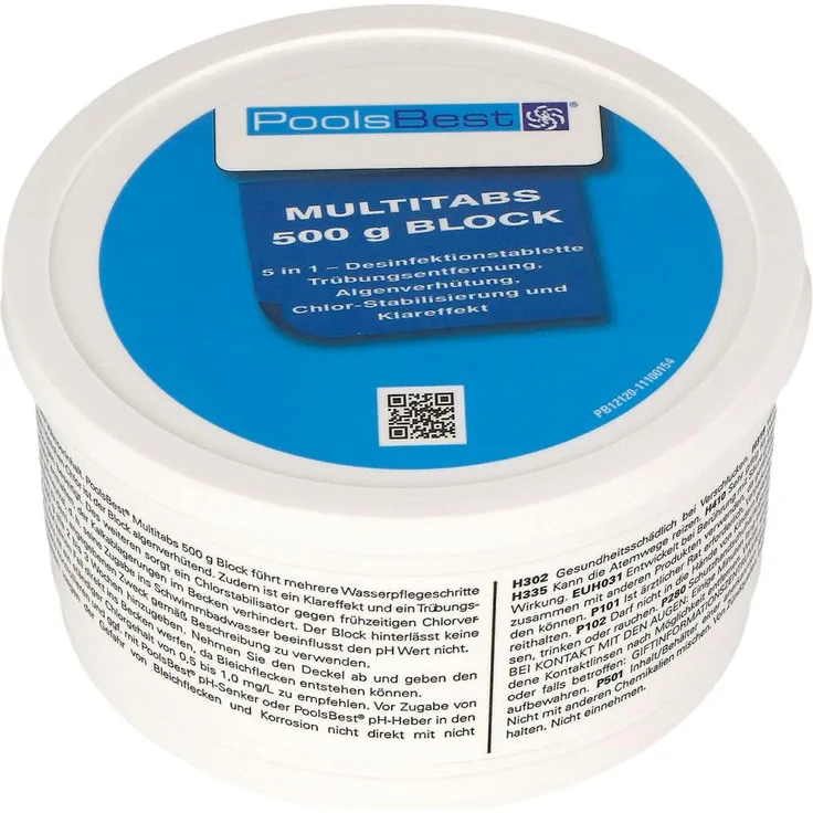 500g - PoolsBest® Multitab Block 5in1, 500g Tablette
