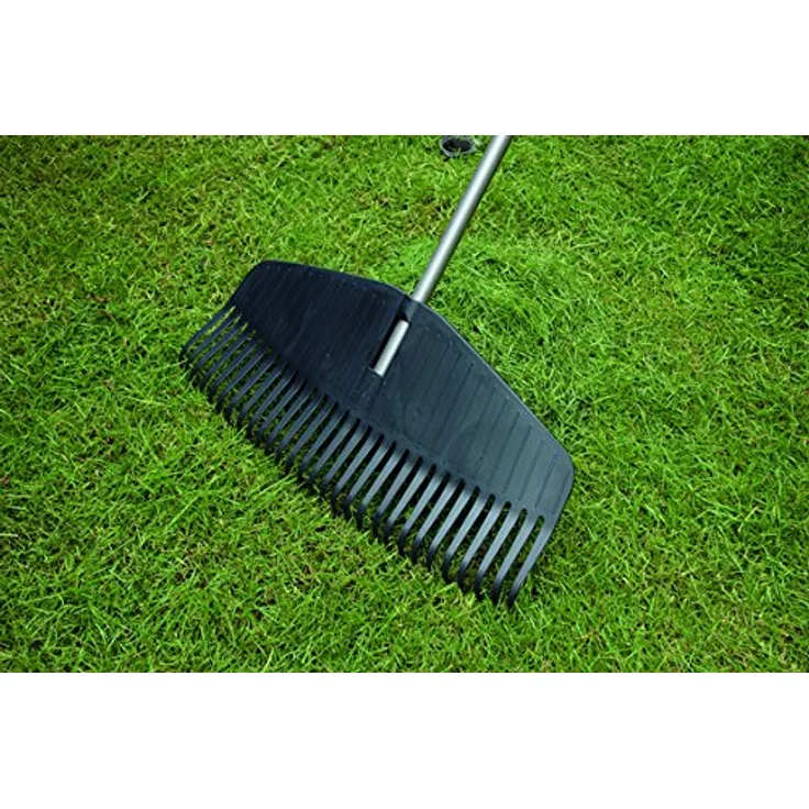 Fiskars Laubbesen, 29 Zinken, Breite 58 cm, Kunststoff-Zinken-Aluminium-Stiel, Grau-Schwarz, L, Ergonomic, 1000660 – Bild 2