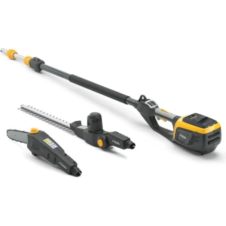 STIGA Akku-Multitool MT 500e, teleskopischer Hochentaster und Heckenschere, inkl. Akku E420 (48 V, 2 Ah) und Ladegerät – Bild 3