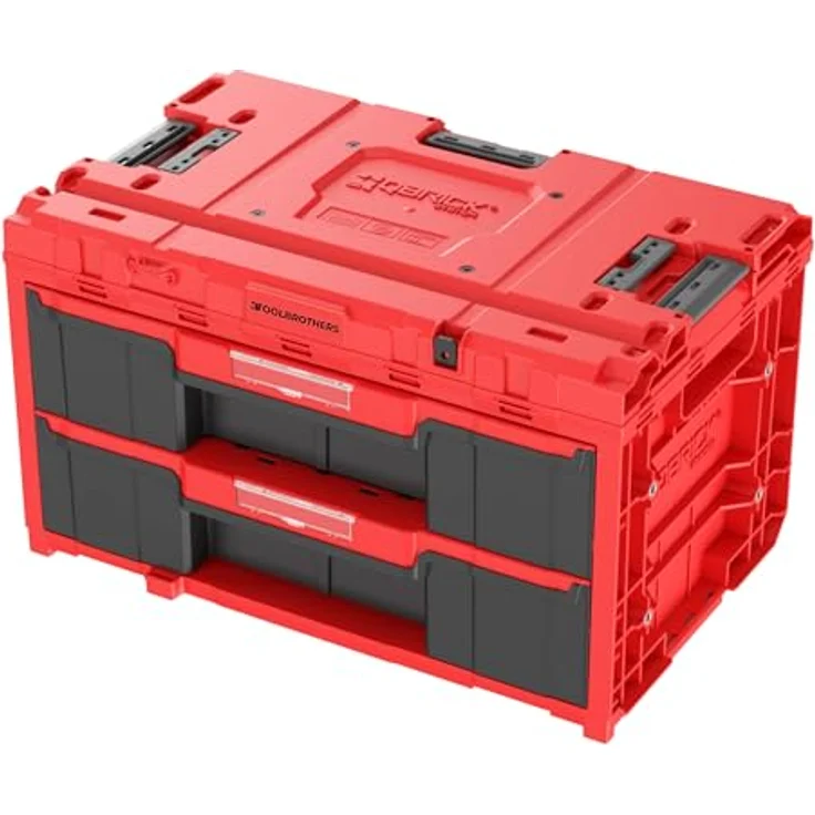 Toolbrothers RHINO XXL Drawer 2 ULTRA, Werkzeugkoffer mit 2 Schubläden, Trennwänden und IP66-Schutzklasse – Bild 1