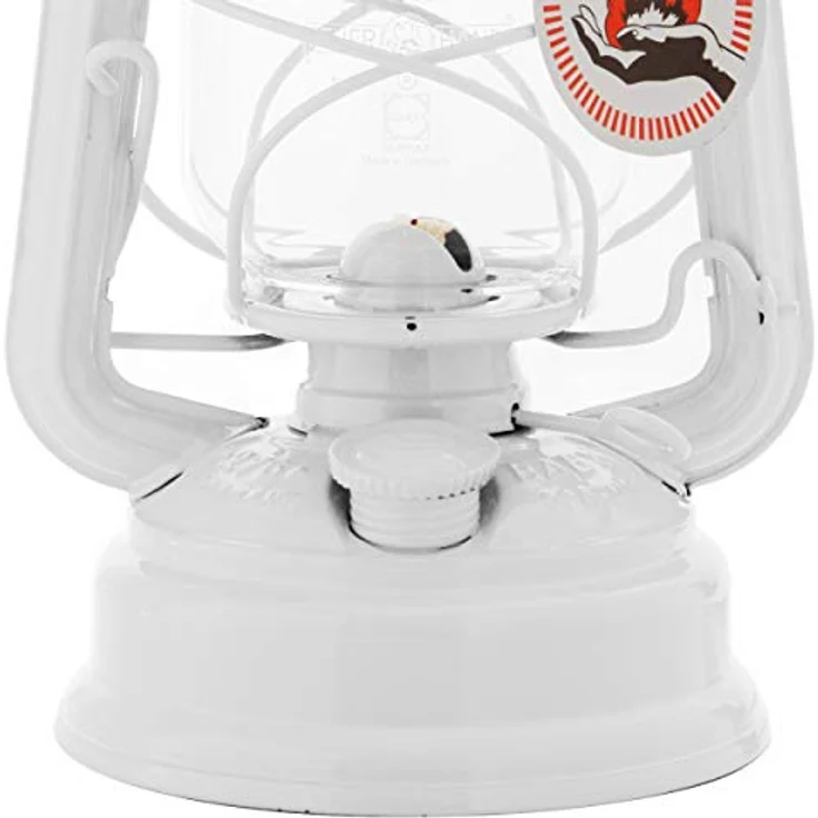Feuerhand Sturmlaterne Baby Special 276 - Made in Germany seit 1893 - Petroleumlampe aus pulverbeschichtetem Stahl und bruchsicherem Glas - Weiß – Bild 2