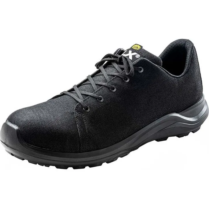 Lupriflex Sicherheitshalbschuh PETer 2.0 S1P ESD, recyceltes PET, Gr. 43, durchtrittsichere Sohle, Aluminium-Zehenschutzkappe